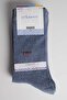 Men's Mixed Color and Patterned Cotton 12-Piece Socks - 4