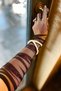BlackElbow Length Costume Gloves - 4