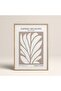 Natural Wood Framed Painting Framed Poster Artistic Modern Wall Decor (Flower292-Wood-30X40)