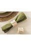5 cm Cream Trikote Raffia 2-Piece Napkin Ring