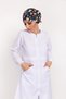 Women's Almond Model Soft Lycra Zippered White Color Surgical Nurse Doctor Hospital Uniform Suit - 3