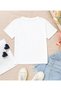 White Sweet Panda Printed Kids Tshirt - 2