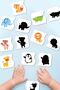 Find My Shadow Wooden Two Piece Matching Game Preschool Puzzle Baby Educational Toy