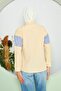 STRIPED MODEL WOMEN'S SHIRT WITH POCKET DETAIL - 8