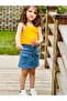 Summer Cotton Strap Lycra Jeans Girl's Combination - 3