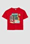 Girl's Regular Fit Short Sleeve T-Shirt - 3