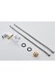 Gold White Deck Mounted Single Hole Waterfall Basin Bathroom Sink Faucet Hot and Cold - 7