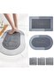 Magic Water Absorbent Rectangular Bath Mat - 3