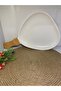 Presentation Plate Ceramic Ellipse Wooden Handle Ecr-