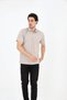 DAD SINGLE POCKET COLLAR STRIPED T-SHIRT - 4