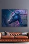 Unicorn Dekoratif Cam Tablo