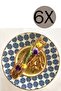 Lotus Banquet Deep Plate 28 cm 400 Cc Ltsbnc28Ck Set of 6 - 2
