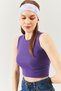 Women's Cotton Combed Cotton, Anti-Slip, Anti-Sweat, Ultra Light, Sports Hair Band Bandana Trendy Colors - 6