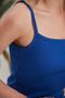 Women's Cobalt Blue Rope Strap Mini Camisole Dress - 6