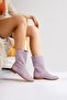 Winni Lilac Low Heeled Summer Women's Boots, Women's Bootie - 3
