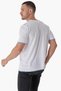 Men's Crew Neck Combination Detailed Cotton Thin Knitwear T-shirt White 23s2005 - 5
