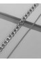 Silver Color Choker Necklace Unisex Layered Cadena Necklace - 2
