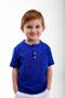Boy's T-Shirt with Patches Cobalt Blue - 2