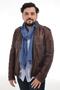 Denim Indigo Men's Cotton Scarf - 2