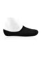 10 Pack Men's Black Bamboo Seamless Silicone Non-Slip Heel High Quality Invisible Ballerina Socks - 6