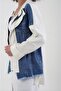 White Denim Detailed Jacket - 3