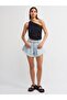 30229 Asymmetrical Draped Top-Black - 3