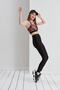 Black Shiny High Waist Recovery Original Disco Leggings
