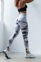 Push-up Detailed Recovery Tie-Dye Leggings - 3