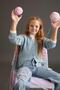 Girl's Regular Fit V-Neck Knitwear Cardigan