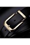 Genuine Leather Italian Buckle Belt William Polo Men's Leather Belt