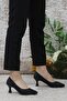 Lace Stoned Heeled Women's Shoes - 2