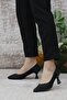 Lace Stoned Heeled Women's Shoes - 3