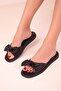 Women's Black Slippers 18224 - 3