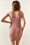 Women's Dusty Rose Robe Detailed Knitwear Dress ELB-19001750 - 7