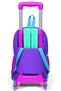 Illuminated Wheeled Squeegee School and Travel Bag Girl Purple - 2