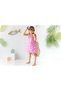 Pink Mermaid Themed Girl's Strappy Dress - 3