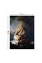 Rembrandt - Storm Painting on the Sea of Celile Wall Cover Rug 70x100, 100x140, 140x200 - 4
