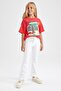 Girl's Regular Fit Short Sleeve T-Shirt - 7