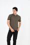 MEN'S POLO NECK LINE DETAIL SHORT SLEEVE T-SHIRT - 4