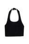 Short Strapped Halter Tank Top - 3