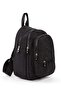 Crinkle Waterproof Fabric Medium Size Unisex Backpack - 2