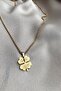 4 Leaf Clover Long Auger 316l Steel Chain (60 Cm) - 2