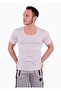 Men's White Combed Cotton Crew Neck Undershirt 103 New Season (11 Economic Pack) - 2