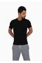 Men's Black Ribbed V-Neck Undershirt 107 New Season (Economical Pack of 4) - 3