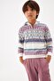 Boy's Patterned Sweatshirt 22fw0nb3401 - 2