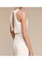 Premium Satin Fabric Back Detailed Evening Dress Model Special Cut Bustier Bus140 - 2