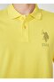 Men's Polo T-shirt - Dark Yellow, Jama - 4
