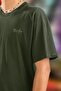 Men's Blind Man Printed Khaki Crew Neck T-Shirt - 2