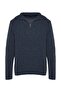 Indigo Regular Fit Yünlü Fermuarlı Balıkçı Yaka Triko Kazak TMNAW22KZ0347 - 6