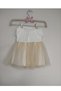Girl's Birthday Summer Dress with Tulle and Bandana - 2